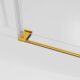 Vinnova Massa 60" W x 76" H Single Sliding Frameless Shower Door in Brushed Gold 302060-SS-BG - Image 7