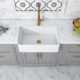 Altair Treviso Glossy White Ceramic Rectangular 30" L x 19.7" W Vessel Bathroom Sink  291030-KS - Image 3