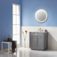 Altair  Padova 24” Round  Frameless Modern LED Bathroom Vanity Mirror 745024-LED-NF - Image 3