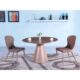 Whiteline Modern Living - Kira Round Dining Table DT1428-WLT - Image 3