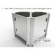 Sunstone 45" Degree Corner Cabinet with Utility Access SBC3C45 - Image 3
