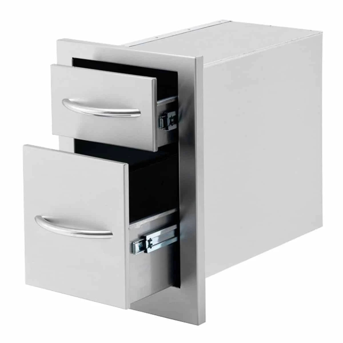 images Cal Flame 2 Drawer Storage Deep Drawer BBQ07868P - Image 1