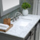 Altair Kinsley 48" Single Bathroom Vanity Set in Gray and Carrara White Marble Countertop with Mirror 536048-GR-CA - Image 3