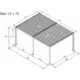 Bon Pergola 10' x 10' Villa Pergola - Motorization & Lighting included, Dark Grey or White - Image 21