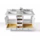 Ancerre Audrey 60" Bathroom Vanity Set in White with 24" Mirror VTSM-AUDREY-60-W-CW - Image 3
