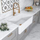 Altair Porcelain Vitreous China 30" L x 18" W Farmhouse Sink 251030-KS - Image 3