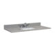 Altair 49" Mountain Gray/Polished Engineered Marble Bathroom Vanity Top with White Sink 63049-CTP-MG - Image 3
