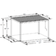 Bon Pergola 10' x 10' Starry Pergola - Manual, Dark Gray - Image 14