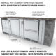 Sunstone 34" Sunstone Appliance Cabinet for up to 25" wide Fridge SAC34APC - Image 6