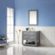 Altair Remi 36" Single Bathroom Vanity Set in Gray and Carrara White Marble Countertop with Mirror  532036-GR-CA - Image 3