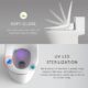 Vovo Stylement Electronic Smart Bidet Seat in White with Heated, Warm Dry and Water and LED Nightlight Functions, VB-6000SR - Image 3