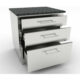 Sunstone 30" Large Triple Drawer Base Cabinet SBC30STD - Image 3