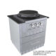 Sunstone 30" Kamado Hybrid Grill Base Cabinet - Image 4