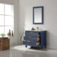 Altair Jackson 36" Single Bathroom Vanity Set in Royal Blue and Composite Carrara White Stone Countertop with Mirror  533036-RB-AW - Image 11