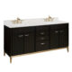 Altair 73" Stone effects Vanity Top in Milano White with White Sink 61073-CTP-MW - Image 3