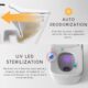 Vovo Integrated Smart Toilet with Bidet Seat and Auto Dual Flush TCB-090S - Image 3