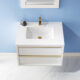 Altair Morgan 30" Single Bathroom Vanity Set in White and Composite Carrara White Stone Countertop with Mirror 534030-WH-AW - Image 3