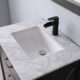 Altair Maribella 30" Single Bathroom Vanity Set in Rust Black and Carrara White Marble Countertop with Mirror 535030-RL-CA - Image 3