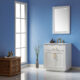 Altair Ivy 30" Single Bathroom Vanity Set in White and Carrara White Marble Countertop with Mirror 531030-WH-CA - Image 3