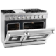 Cosmo 4-Piece, 48" Gas Range, 48" Range Hood, 24" Dishwasher and Refrigerator COS-4PKG-122 - Image 3