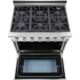 NXR 36" Stainless Steel Pro-Style Natural Gas Range with 5.5 cu.ft. Convection Oven SC3611 - Image 3