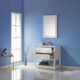 Altair Remi 36" Single Bathroom Vanity Set in White and Carrara White Marble Countertop with Mirror 532036-WH-CA - Image 3