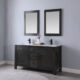 Altair Maribella 60" Double Bathroom Vanity Set in Rust Black and Carrara White Marble Countertop with Mirror 535060-RL-CA - Image 4