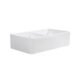 Altair Trieste Glossy White Ceramic Rectangular 32" L x 19.7" W Vessel Bathroom Double Sinks  281032-KDS - Image 4