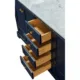 Ancerre Audrey 60" Bathroom Vanity Set in Heritage Blue with 24" Mirrors VTSM-AUDREY-60-HB-CW-GD - Image 4