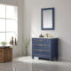 Altair Jackson 36" Single Bathroom Vanity Set in Royal Blue and Composite Carrara White Stone Countertop with Mirror  533036-RB-AW - Image 12