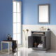 Altair Ivy 30" Single Bathroom Vanity Set in Gray and Carrara White Marble Countertop with Mirror 531030-GR-CA - Image 2