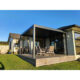 Bon Pergola 10' x 10' Villa Pergola - Motorization & Lighting included, Dark Grey or White - Image 5