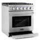 Cosmo 4-Piece, 30" Gas Range, 30" Range Hood, 24" Dishwasher and Refrigerator COS-4PKG-095 - Image 4