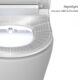 Vovo Stylement Electronic Smart Bidet Seat in White with Heated, Warm Dry and Water and LED Nightlight Functions, VB-3100SR - Image 4