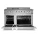 NXR 48" Stainless Steel Pro-Style Dual Fuel Range with 7.2 cu.ft. Convection Oven SCD4811 - Image 4