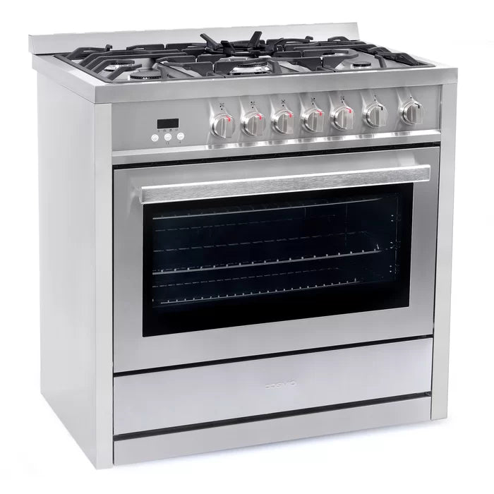 Cosmo 4 Piece, 30" Gas Range 30" Range Hood, Refrigerator & Wine Refrigerator COS-4PKG-232 - Image 3
