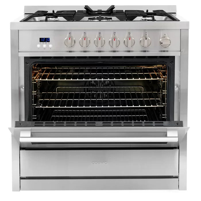 Cosmo 4 Piece, 30" Gas Range 30" Range Hood, Refrigerator & Wine Refrigerator COS-4PKG-232 - Image 5