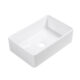 Altair Treviso Glossy White Ceramic Rectangular 30" L x 19.7" W Vessel Bathroom Sink  291030-KS - Image 2