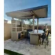 KoKoMo St. Croix Outdoor Kitchen With Built In BBQ Grill and 12x12 Patio Cover - Image 4