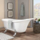 Altair Geneva 69" x 30" Clawfoot Soaking Acrylic Bathtub 50169-BAT-WH-C - Image 4