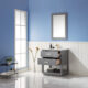 Altair Remi 30" Single Bathroom Vanity Set in Gray and Carrara White Marble Countertop with Mirror  532030-GR-CA - Image 4