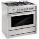 Cosmo 4-Piece, 36" Range, 36" Island Range Hood, 24" Dishwasher and Refrigerator COS-4PKG-076 - Image 4
