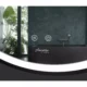 Ancerre 30" Cirque Round Led Lighted Bathroom Vanity Black Framed Mirror - Image 4