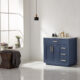 Altair Ivy 36" Single Bathroom Vanity Set in Royal Blue and Carrara White Marble Countertop with Mirror  531036-RB-CA - Image 4
