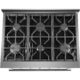 NXR SC3611 36" Propane Gas Range & EH3619 Under Cabinet Hood Bundle, Stainless Steel SC3611LPEHBD - Image 6