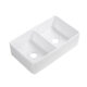Altair Trieste Glossy White Ceramic Rectangular 32" L x 19.7" W Vessel Bathroom Double Sinks  281032-KDS - Image 5