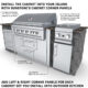 Sunstone 46" Gas Grill Base Cabinet SAC46GLPCD - Image 5