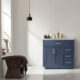 Altair Ivy 36" Single Bathroom Vanity Set in Royal Blue and Carrara White Marble Countertop with Mirror  531036-RB-CA - Image 5