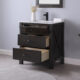 Altair Maribella 30" Single Bathroom Vanity Set in Rust Black and Carrara White Marble Countertop with Mirror 535030-RL-CA - Image 5
