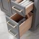 Altair Ivy 36" Single Bathroom Vanity Set in Gray and Carrara White Marble Countertop with Mirror  531036-GR-CA - Image 5